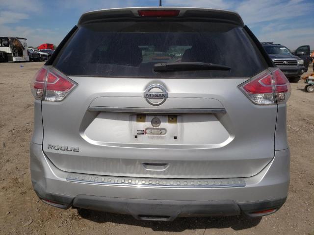 KNMAT2MTXGP709452 - 2016 NISSAN ROGUE S SILVER photo 6