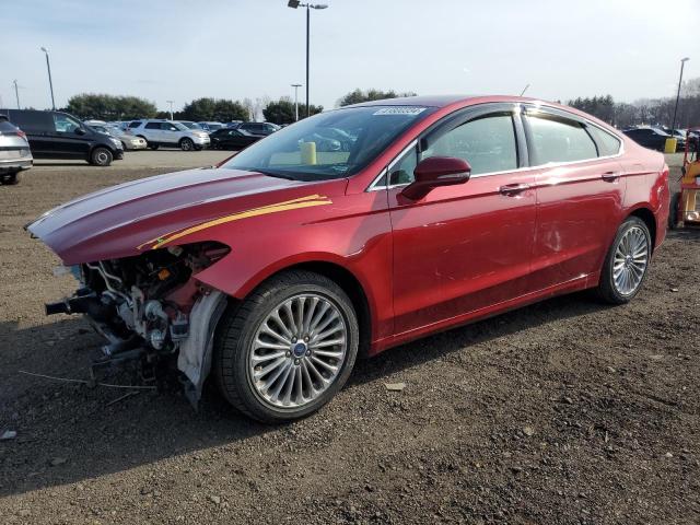 3FA6P0D96GR162147 - 2016 FORD FUSION TITANIUM RED photo 1