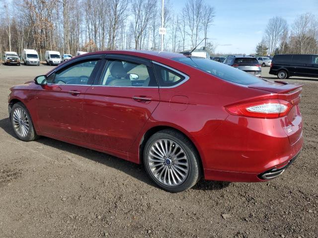 3FA6P0D96GR162147 - 2016 FORD FUSION TITANIUM RED photo 2