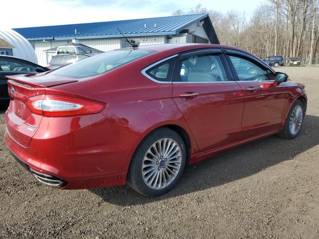 3FA6P0D96GR162147 - 2016 FORD FUSION TITANIUM RED photo 3