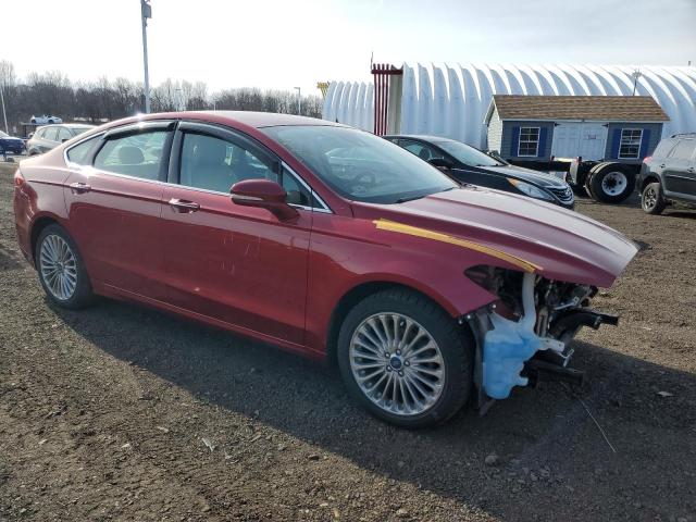 3FA6P0D96GR162147 - 2016 FORD FUSION TITANIUM RED photo 4