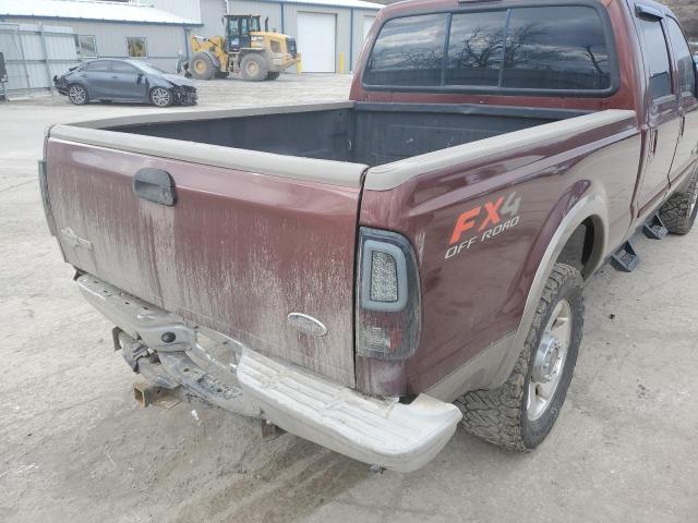 1FTSW21P37EA05334 - 2007 FORD F250 SUPER DUTY BROWN photo 10