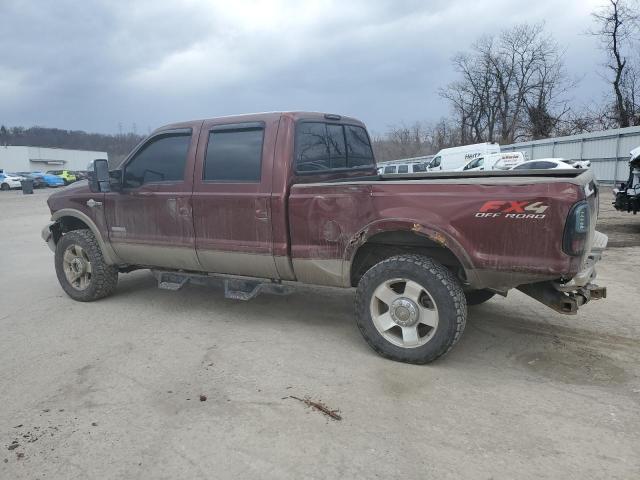 1FTSW21P37EA05334 - 2007 FORD F250 SUPER DUTY BROWN photo 2