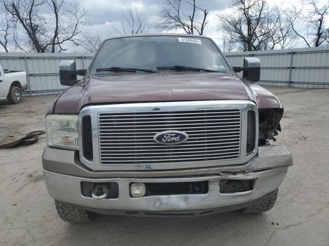 1FTSW21P37EA05334 - 2007 FORD F250 SUPER DUTY BROWN photo 5