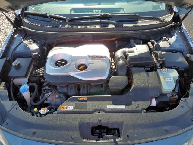 KMHE24L18GA041827 - 2016 HYUNDAI SONATA HYBRID BLUE photo 11