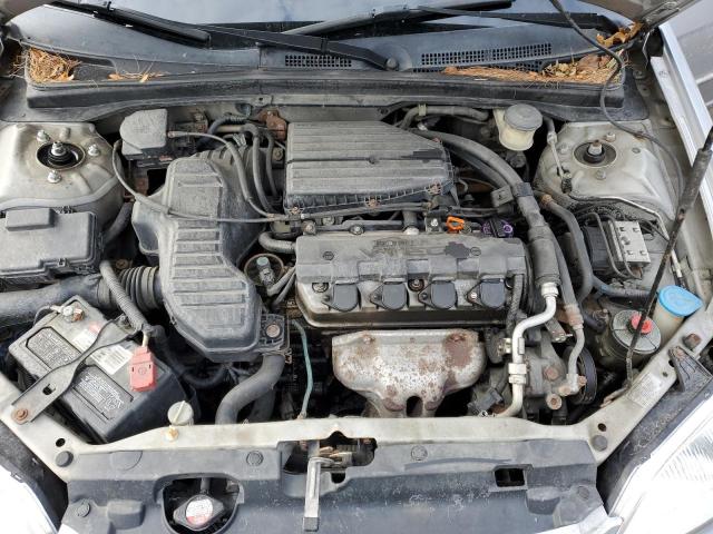 1HGES26772L066550 - 2002 HONDA CIVIC EX SILVER photo 11