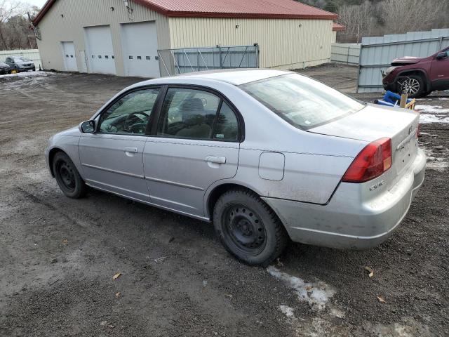 1HGES26772L066550 - 2002 HONDA CIVIC EX SILVER photo 2