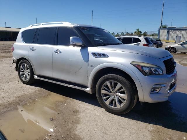 JN8AZ2NF9F9571899 - 2015 INFINITI QX80 SILVER photo 4