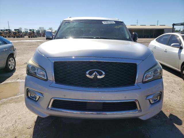 JN8AZ2NF9F9571899 - 2015 INFINITI QX80 SILVER photo 5