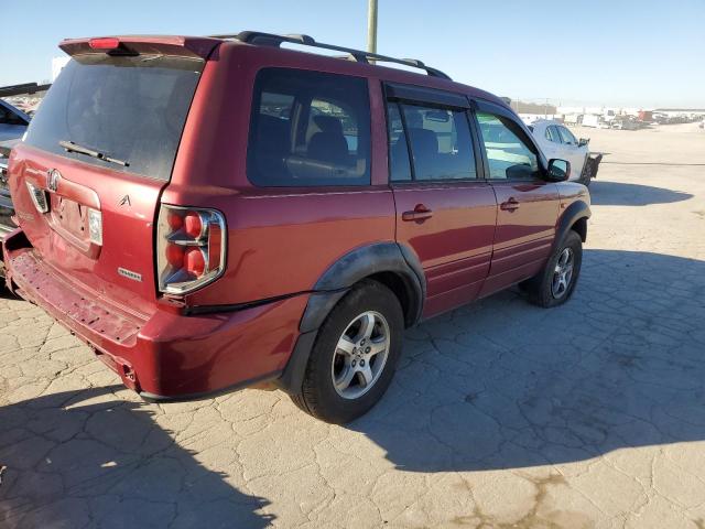 5FNYF18686B007384 - 2006 HONDA PILOT EX BURGUNDY photo 3