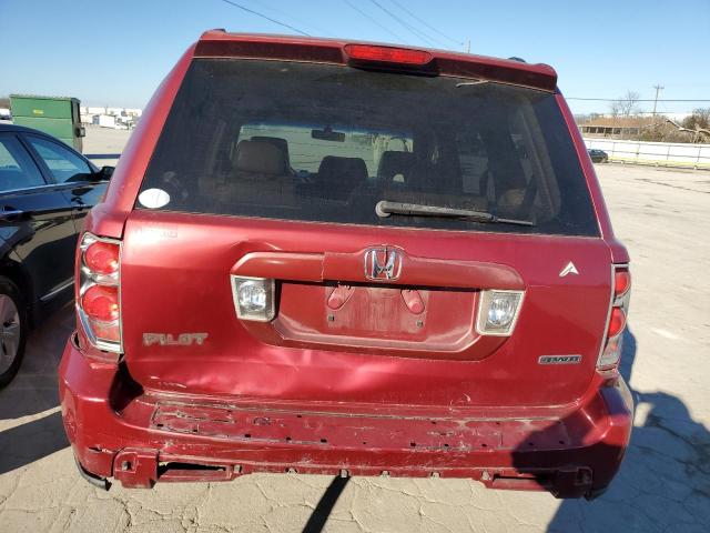 5FNYF18686B007384 - 2006 HONDA PILOT EX BURGUNDY photo 6