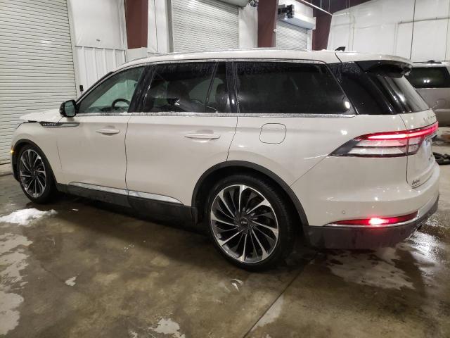 5LM5J7XC2NGL07334 - 2022 LINCOLN AVIATOR RESERVE WHITE photo 2