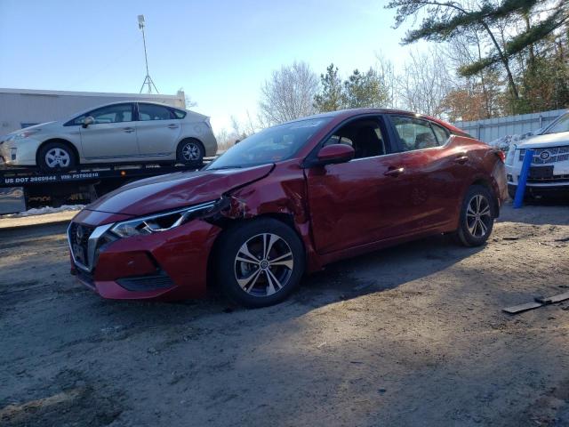 3N1AB8CV1NY263781 - 2022 NISSAN SENTRA SV RED photo 1