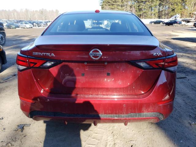 3N1AB8CV1NY263781 - 2022 NISSAN SENTRA SV RED photo 6