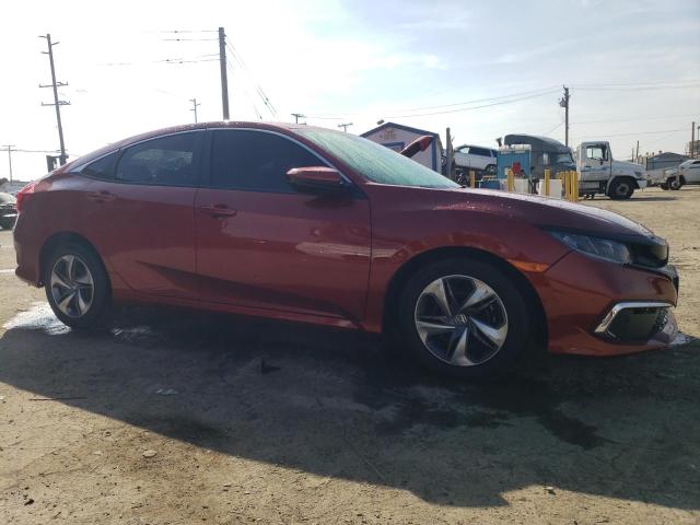 2HGFC2F61KH548503 - 2019 HONDA CIVIC LX RED photo 4