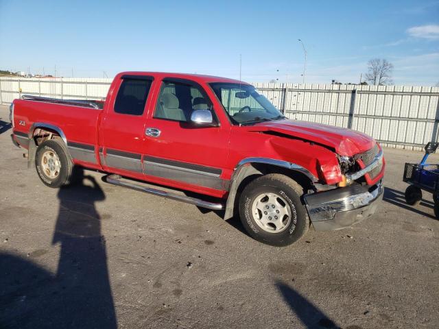 1GCEK19T74Z335048 - 2004 CHEVROLET SILVERADO K1500 RED photo 4