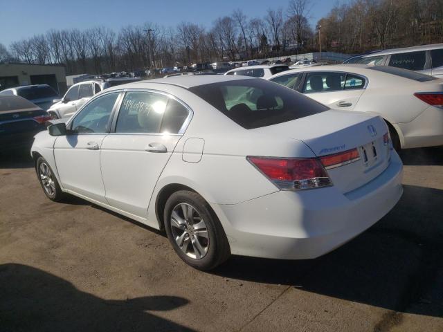 1HGCP2F68BA103195 - 2011 HONDA ACCORD SE WHITE photo 2