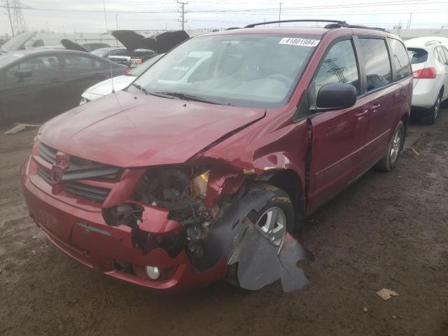 2D4RN3D16AR411233 - 2010 DODGE GRAND CARA HERO RED photo 1