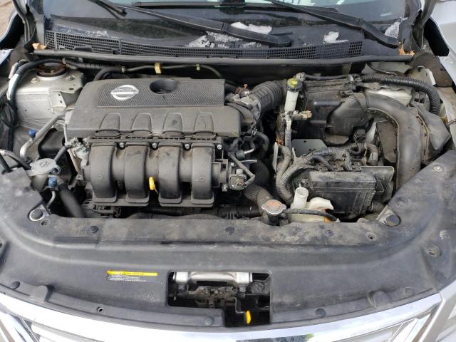 3N1AB7AP6EY216132 - 2014 NISSAN SENTRA S SILVER photo 11