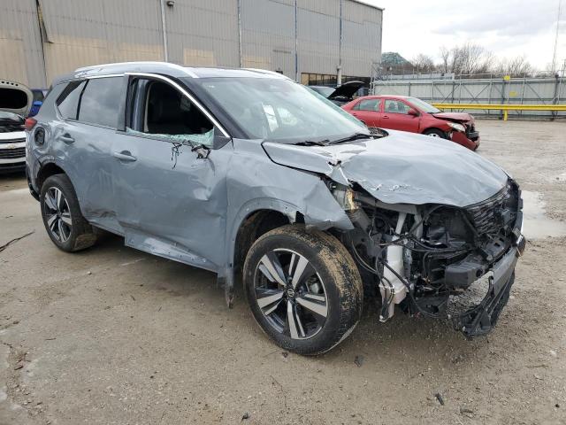 5N1AT3CB2MC788564 - 2021 NISSAN ROGUE SL GRAY photo 4