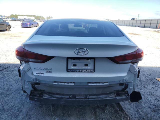 KMHD74LF5JU563037 - 2018 HYUNDAI ELANTRA SE SILVER photo 6