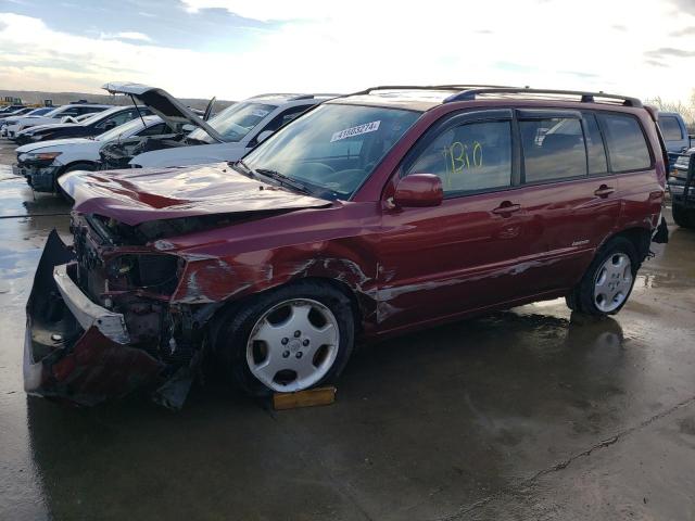 JTEDP21A070143245 - 2007 TOYOTA HIGHLANDER SPORT BURGUNDY photo 1