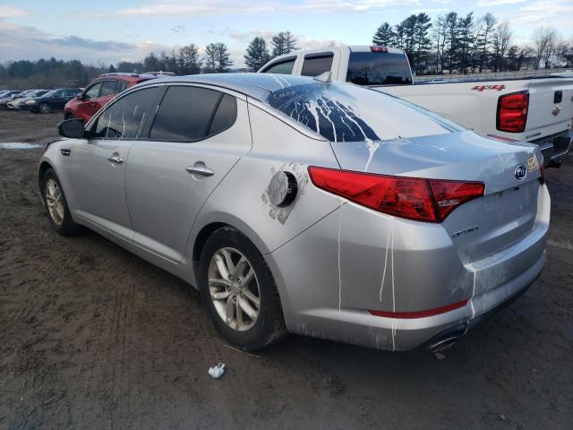 5XXGM4A74CG046889 - 2012 KIA OPTIMA LX SILVER photo 2