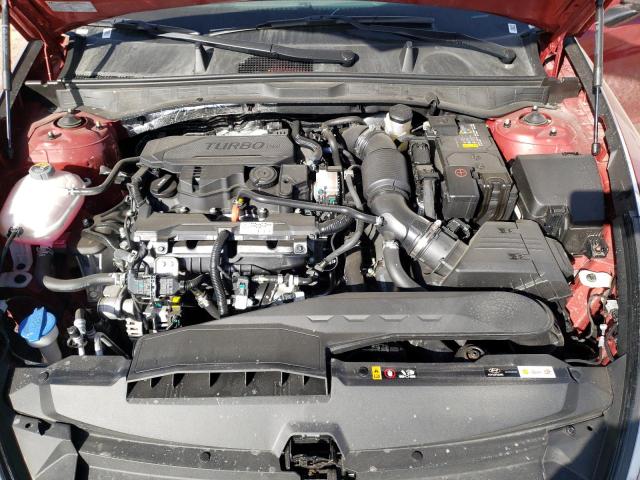 KMHL44J25PA279308 - 2023 HYUNDAI SONATA SEL PLUS RED photo 11