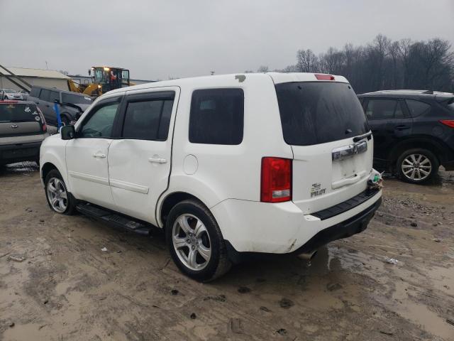 5FNYF4H77EB055399 - 2014 HONDA PILOT EXLN WHITE photo 2