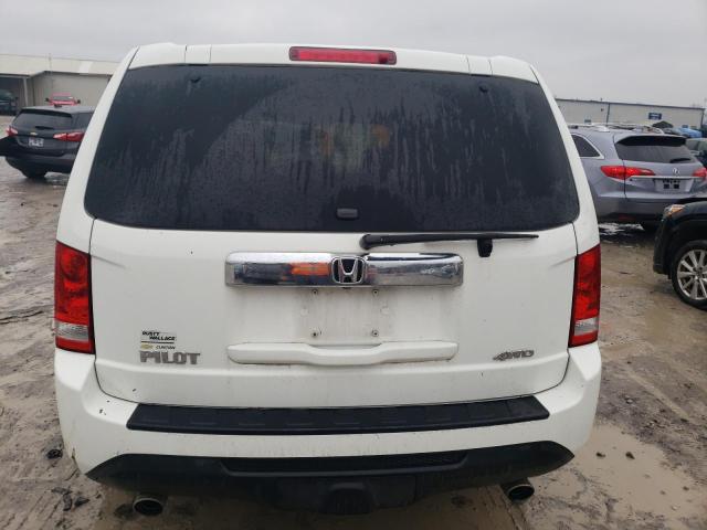 5FNYF4H77EB055399 - 2014 HONDA PILOT EXLN WHITE photo 6