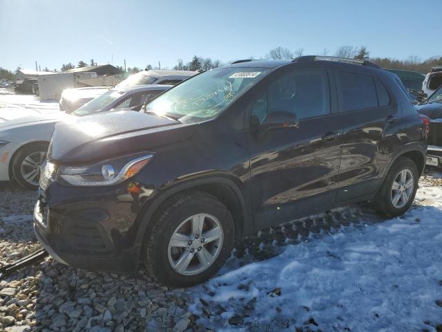 KL7CJPSM4NB518320 - 2022 CHEVROLET TRAX 1LT MAROON photo 1