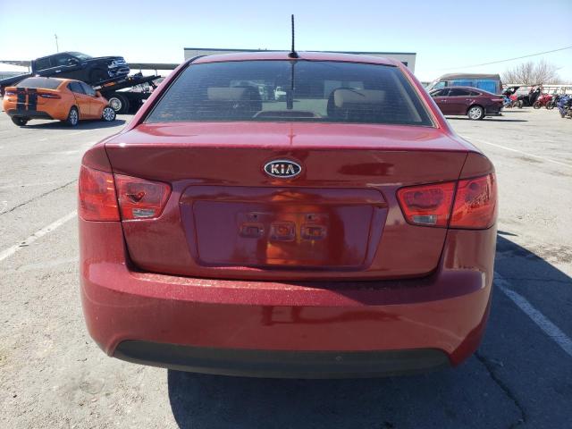 KNAFU4A29A5296787 - 2010 KIA FORTE EX BURGUNDY photo 6