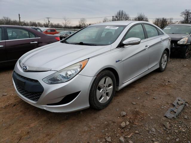 KMHEC4A45BA002051 - 2011 HYUNDAI SONATA HYBRID SILVER photo 1