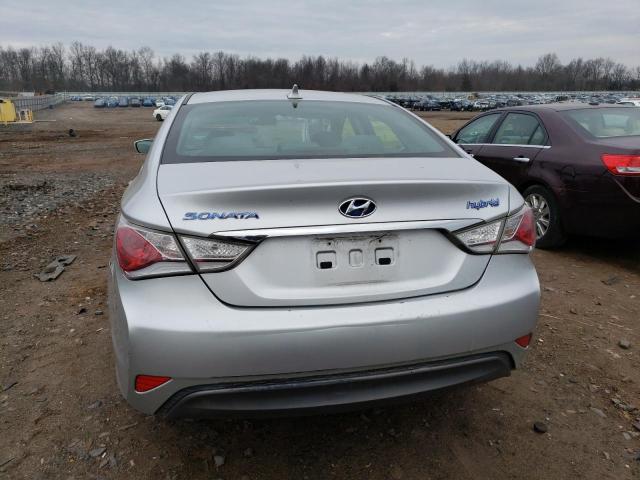 KMHEC4A45BA002051 - 2011 HYUNDAI SONATA HYBRID SILVER photo 6