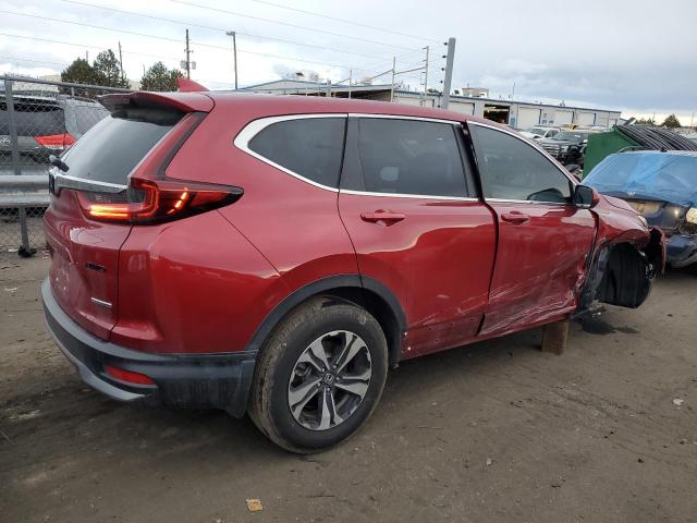 7FARW2H72ME021981 - 2021 HONDA CR-V SE MAROON photo 3