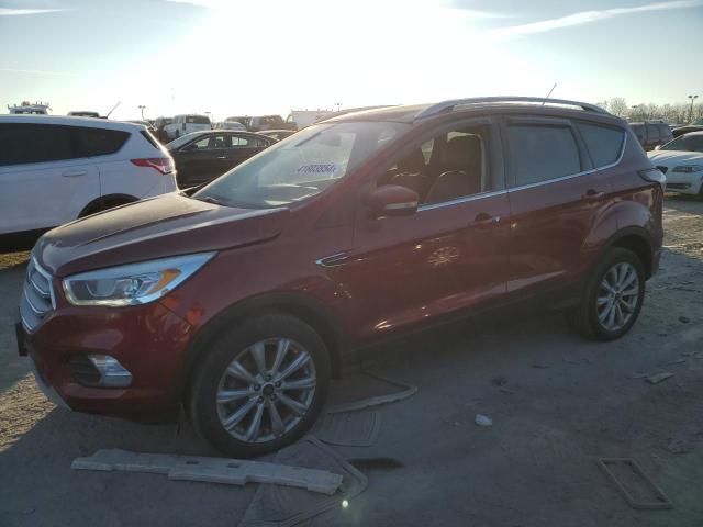 1FMCU0J91HUE90365 - 2017 FORD ESCAPE TITANIUM RED photo 1