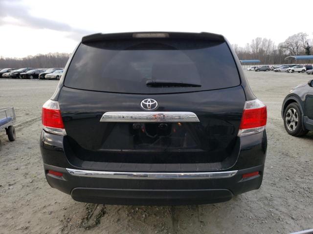 5TDZA3EH7DS039949 - 2013 TOYOTA HIGHLANDER BASE BLACK photo 6