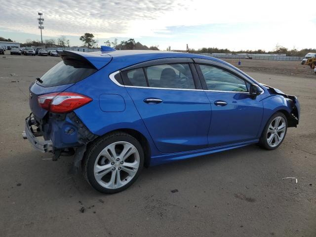 3G1BF6SM4JS571374 - 2018 CHEVROLET CRUZE PREMIER BLUE photo 3