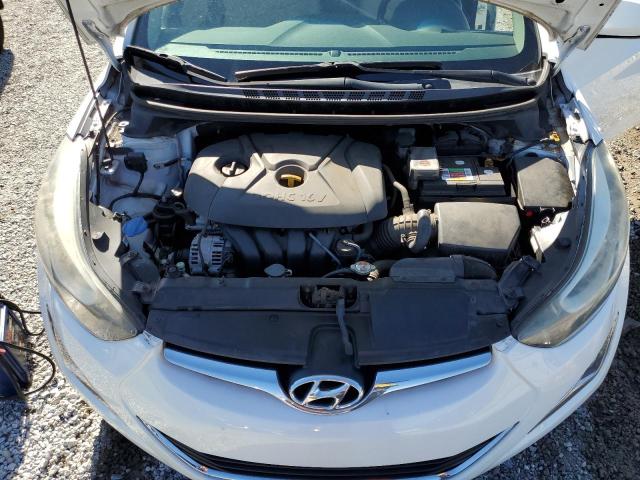 5NPDH4AE5EH464732 - 2014 HYUNDAI ELANTRA SE WHITE photo 11