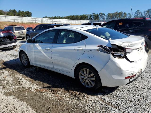 5NPDH4AE5EH464732 - 2014 HYUNDAI ELANTRA SE WHITE photo 2