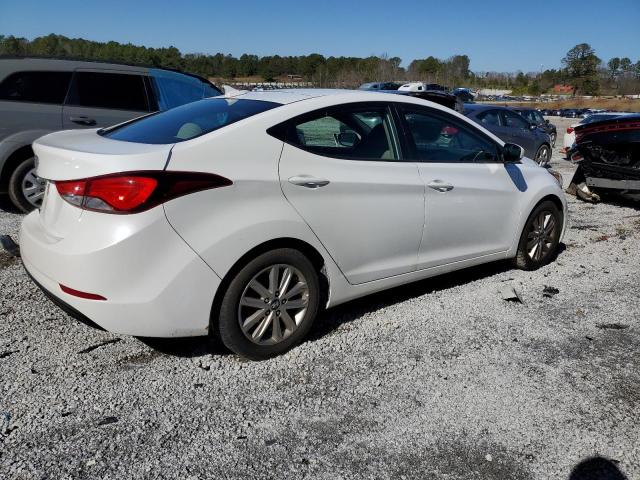 5NPDH4AE5EH464732 - 2014 HYUNDAI ELANTRA SE WHITE photo 3