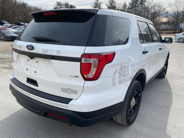 1FM5K8ARXKGA29202 - 2019 FORD EXPLORER POLICE INTERCEPTOR WHITE photo 3