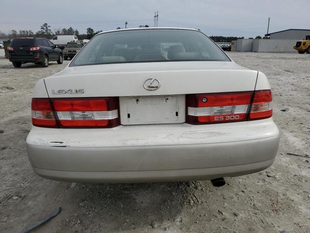 JT8BF28G215109745 - 2001 LEXUS ES 300 WHITE photo 6