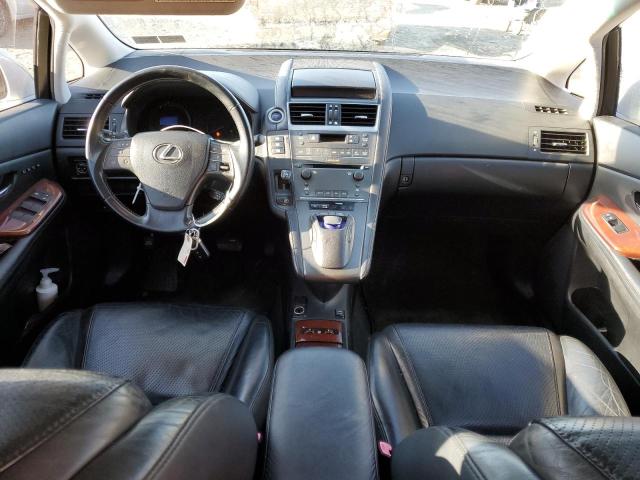 JTHBB1BA2A2024626 - 2010 LEXUS HS 250H WHITE photo 8