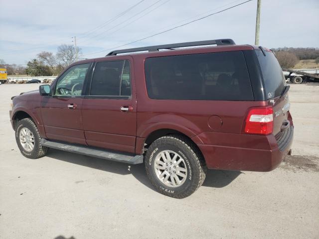 1FMJK1J59CEF29562 - 2012 FORD EXPEDITION EL XLT BURGUNDY photo 2