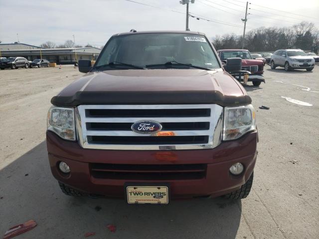 1FMJK1J59CEF29562 - 2012 FORD EXPEDITION EL XLT BURGUNDY photo 5