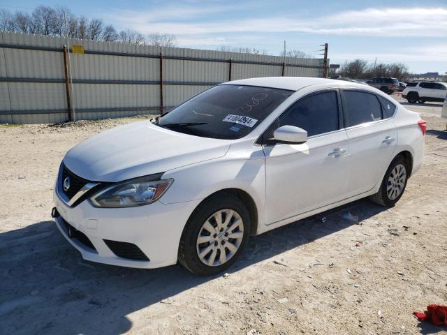 3N1AB7APXGY337829 - 2016 NISSAN SENTRA S WHITE photo 1