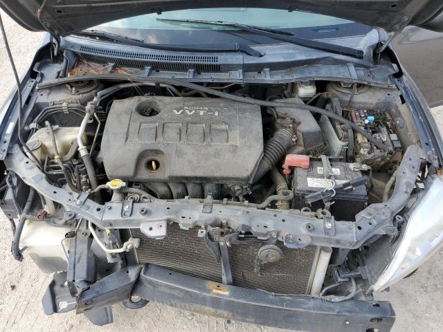 1NXBU4EE9AZ264736 - 2010 TOYOTA COROLLA BASE GRAY photo 11