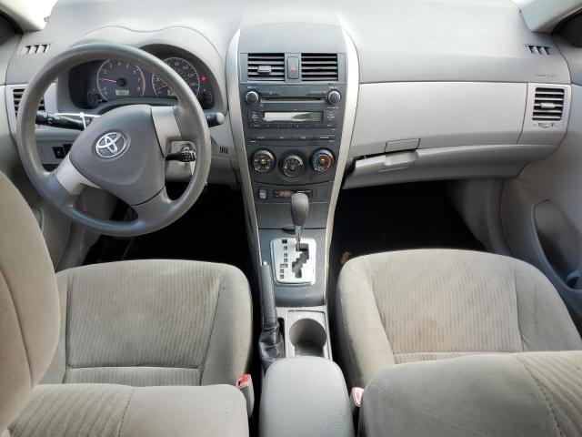 1NXBU4EE9AZ264736 - 2010 TOYOTA COROLLA BASE GRAY photo 8