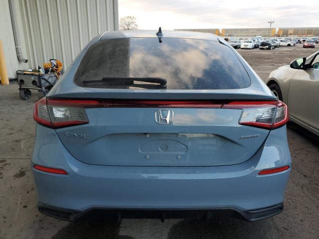 19XFL2H89NE018826 - 2022 HONDA CIVIC SPORT GRAY photo 6